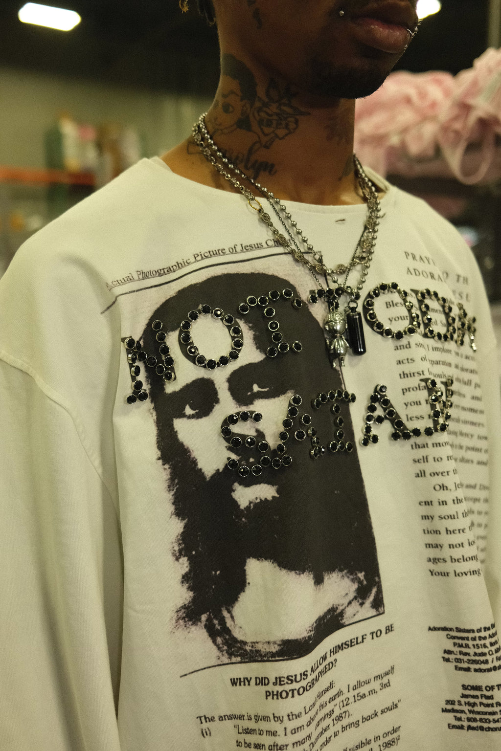 "NOT TODAY SATAN" FLARED LONGSLEEVE