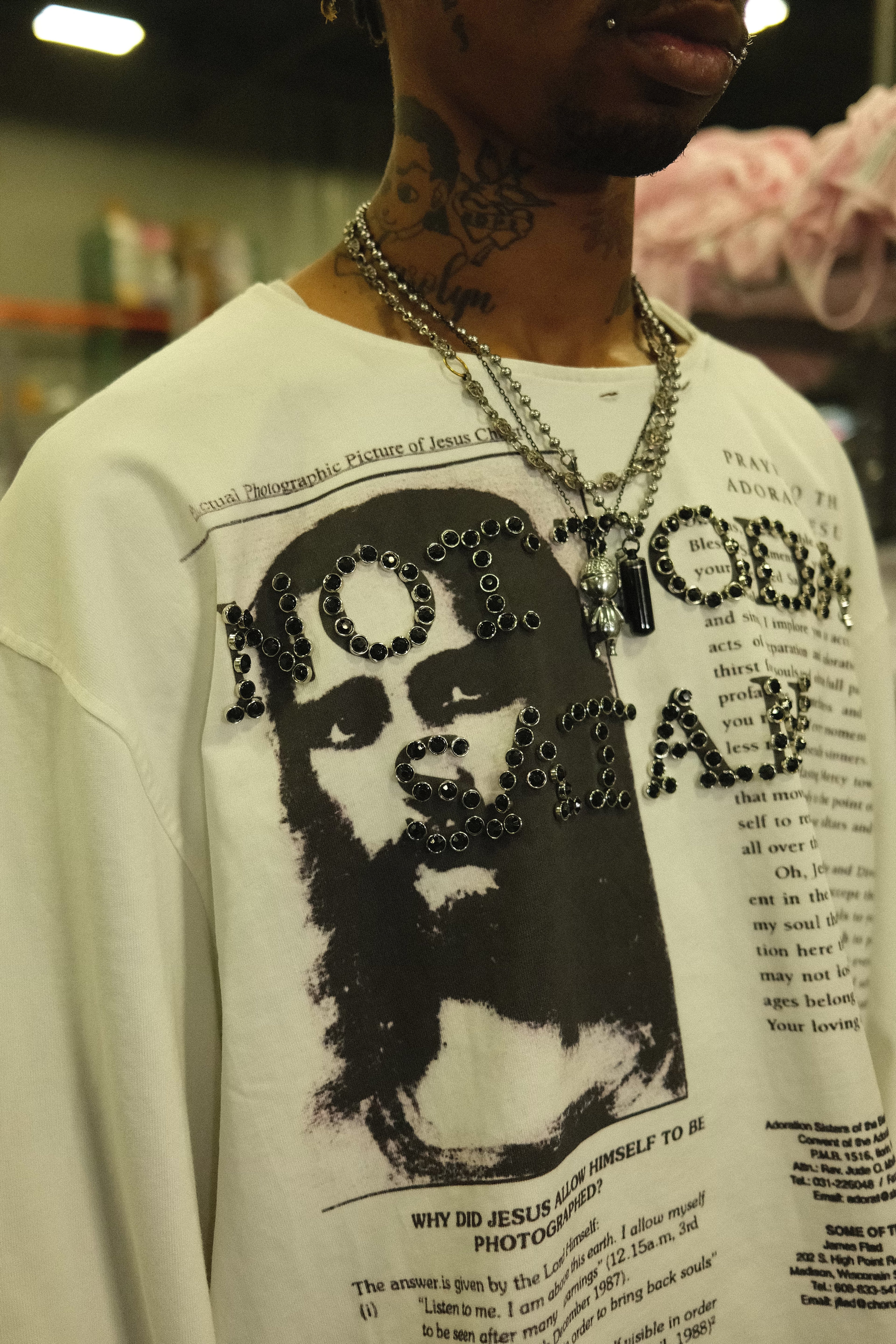 "NOT TODAY SATAN" FLARED LONGSLEEVE