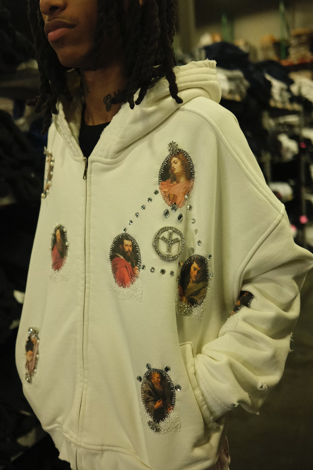 DECIPLES FLORAL ZIPUP