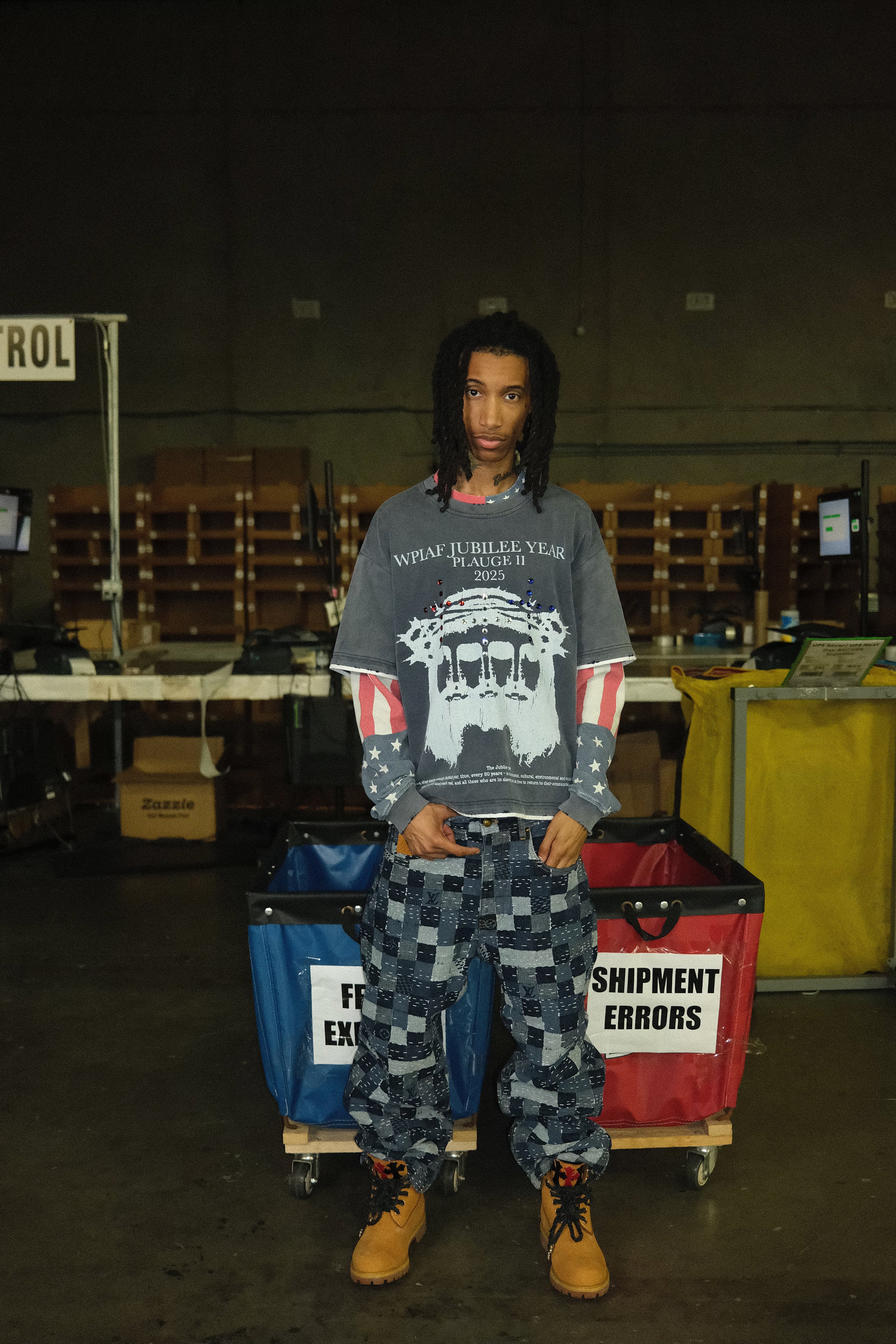 GOD BLESS AMERICA THERMAL LONGSLEEVE